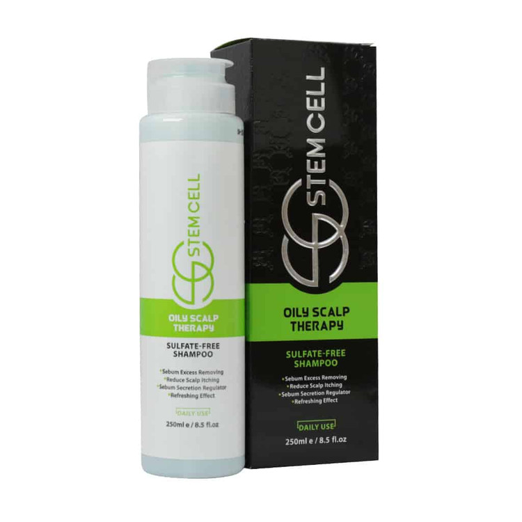 شامپو مو استم سل مدل Sulfate Free مناسب موهای چرب حجم 250 میلی لیتر