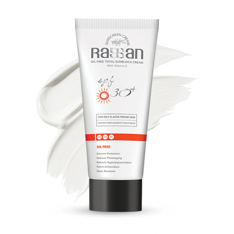 راسن كرم ضد آفتاب فاقد چربی SPF30+