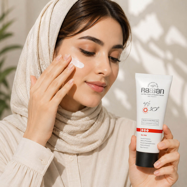 راسن كرم ضد آفتاب فاقد چربی SPF30+