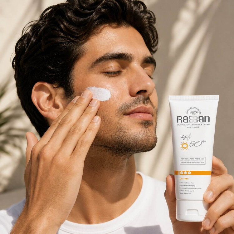 راسن كرم ضد آفتاب فاقد چربی SPF50+