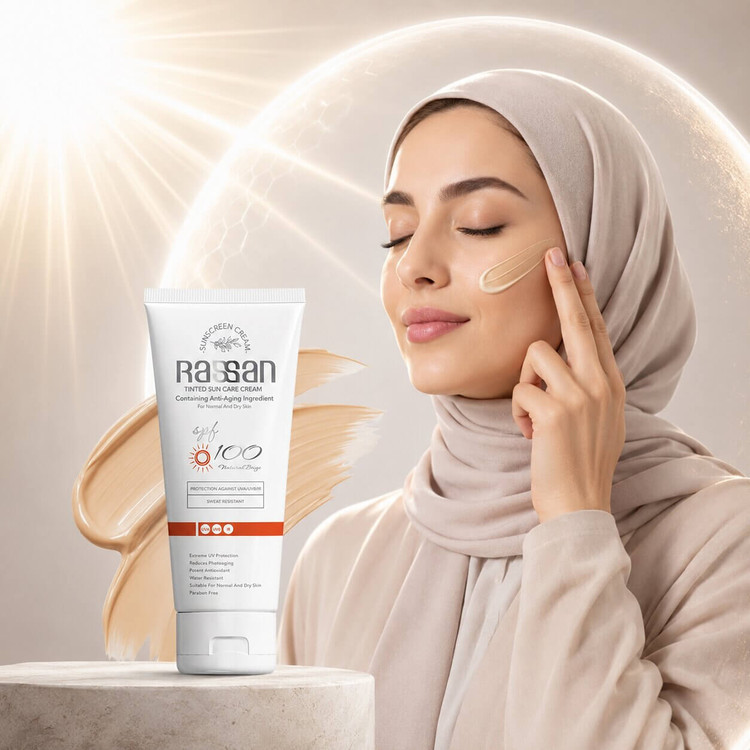 راسن کرم ضد آفتاب رنگی SPF100